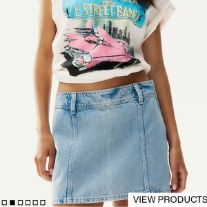 H&M Light Blue Mini Skirt 🩵 SIZE 12